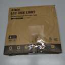 ECOELER 8 inch Oil Rubbed Bronze Flush Mount Ceiling Light Fixture, Round Aluminum Trim, 30W 3000K Warm White 2000Lm, Dimmable Ultra-Thin LED Disc Light, ETL&FCC Listed