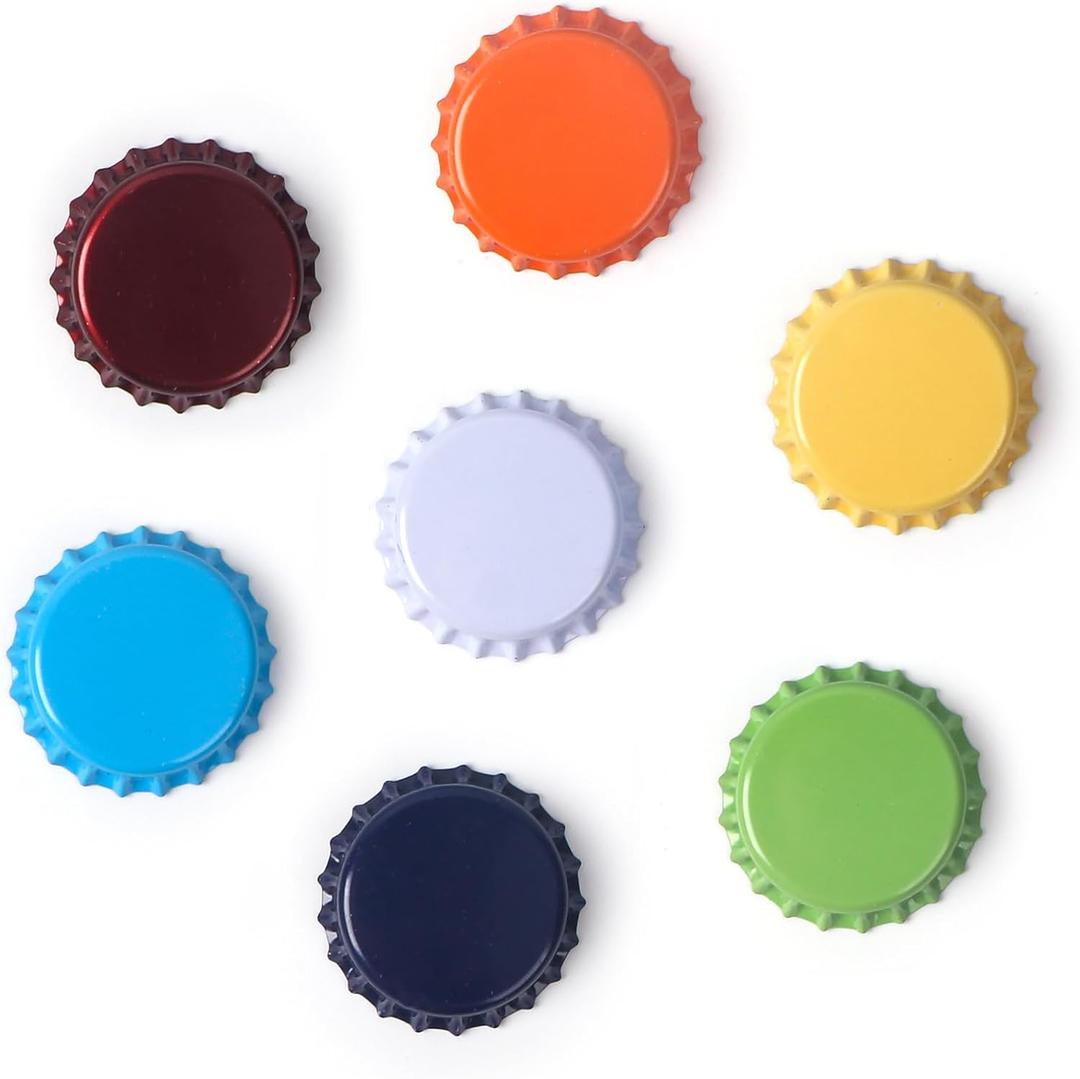 Newflager 315 Count Beer Bottle Caps Oxygen Absorbing Crowns, Ideal for HomeBrew, 7 Assorted Colors
