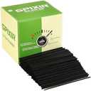 Coffee Stirrers, Stir Sticks Disposable Straws – Cocktail Straws for Drinks, – 2000pcs, 5.5 Inch Coffee Straws, Stirrers, Bar Straws Black, Pack of 2