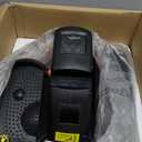 Under Desk Elliptical Machine, Electric Elliptical Leg Exerciser for Seniors with 12 Adjustable, Portable Quiet Elliptical Exercise Machine, Seated Pedal Exerciser with Remote Control (Orange)