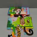 beiens Baby Books 0-6 Months, 2PCS Baby Toys 0-3-6-12-18 Months, Touch Feel Sensory Cloth Crinkle Soft Books, Tummy Time Stroller Infant Newborn Toys, Boy Girl Shower Gifts