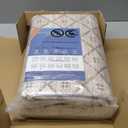 GarveeHome Large Dining Room Rugs 5X7 Bordered Accent Rugs with Non-Slip Backing, Stain-Resistant Vintage Floor Carpet, Washable Low Pile Indoor Mat for Living Room, Office, Beige