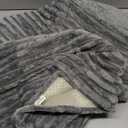 HAOMAIJIA Waterproof Couch Cover for Dogs Washable,Faux Fur Pet Couch Covers for Sofa,Soft Dog Bed Cover Non-Slip Couch Covers for 3 Cushion Couch Sofa Pet Friendly (Grey, 35" x 74")