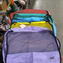 Large Packing Cubes for Travel - 5pc Packing Cubes for Suitcases - Lightweight Luggage Organizer Bags (Non-Compression) (Large 5pc - Red/Yellow/Green/Blue/Purple)