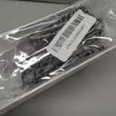 Wall Mounted Shoes Rack 6Pack with Sticky Hanging Strips, Plastic Shoes Holder Storage Organizer, Door Shoe Hangers (SM03-White-6)