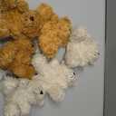 6 Pieces Mini Bear Plush Stuffed 4 Inch Small Bear Bulk Animal Toys for Baby Shower Party Favors Tiny Soft Doll Gifts for Graduation Keychain Bag Charm Supplies(Brown, Apricot)