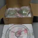 Seealle Modern Green Table Lamps Set of 2 - Bedside Lamps for Night Stands, 19.4" Bedroom Lamps for Living Room Sage Green Lamps with Rocker Switch