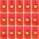15 Set Chinese New Year Red Envelopes 2026 Horse Coins Chinese New Year Lucky Money Envelopes Hong Bao Zodiac Souvenir Coins for Spring Festival Health Wealth