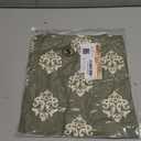 Dokotoo 3/4 Length Sleeve Womens Tops Dressy Casual Blouses V Neck Button Down Shirts Business Casual Outfits Printed. Dress Shirt Short Sleeve Boho Green Tops Small