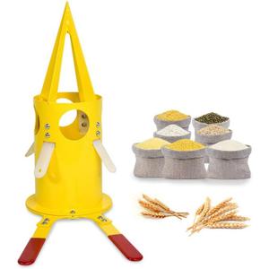 Big Bag Dispenser Bulk Bag Unloader Big bag animal feed unloader for warehouse farm home use Construction Industry (Yellow)