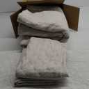 WDCOZY Light Beige Oversized California Cal King Size Quilt Bedding Set with 2 Pillow Shams, Lightweight Soft Bedspread Coverlet Bed Cover for All Season, 3 Pieces, 118x106 inches