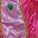 Spooktacular Creations Halloween Pink Princess Dress, Kids Princess Dress Up, Peach Crown Costume for Girls Birthday (3T (3-4 yrs))