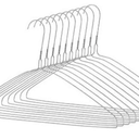 Whitmor Everyday Hangers, Silver (Pack of 8)