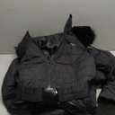 Wkishenl Snow Suits For Women One Piece Winter Ski Suit Adult Outdoor Sports Waterproof Snowsuit Fur Collar Coat Jumpsuit, Size M