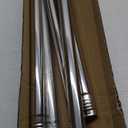 Chrome Shower Curtain Rod 31 to 80 Inch,1 Inch Diameter Adjustable Spring Tension Curtain Rod No Drilling Stainless Steel Telescoping Rod,No Rust