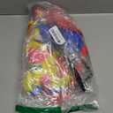 5pcs Clown Costume Women with Clown Hat Headband Poncho Cane Face Stickers and Honking Nose for Halloween Mardi Gras Party (Medium)