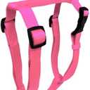 Hamilton Adjustable Comfort Nylon Dog Harness, Hot Pink, 3/4" x 20-30"