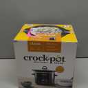 Crock-Pot 2-Quart Manual Slow Cooker, Feeds 2+ People, Great for Small Meals, Dips, & Sides; Removable Stoneware is Oven & Dishwasher Safe, Black