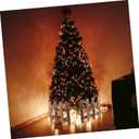 VICASKY Christmas Tree Fence Gate Clear For Barrier Around Cerca Para Arbol De Navidad Wooden Picket Fairy GardenSmall for or Garden Border Carbonized Eco Friendly Miniature Decoration Gardens Outdoor