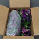 Fanfantoey Artificial Flowers for Outdoors Fake Hanging Decoration, Realistic Plants, UV & Fading Resistant Silk Flower for Spring Porch Patio Balcony Planter Yard