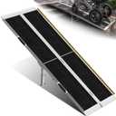 VNN 6ft Wheelchair Ramp with 4 Support Legs, Seamless Portable Aluminum Ramps for Wheelchairs for Home Steps & Stairs, Heavy Duty Non-Slip Mobility Scooter Threshold Ramp, 800lbs Capacity