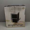 simplehuman 30 Liter / 8 Gallon Under Counter Kitchen Cabinet Pull-Out Trash Can, Heavy-Duty Steel Frame