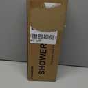 Adjustable Shower Caddy Hanging for Handheld Showerheads - Never Rust Shower Hanging Organizer, Upgraded Bathroom Shower Rack with Soap Basket, Hooks and Toothbrush Holder (Silver)