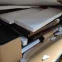 VASAGLE Mobile Cabinet, Folder, 2 Drawers, Printer Stand