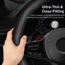 Car Steering Wheel Cover for BMW X3 X5 X7 3 5 Series 328i 528i 535i 530i 540i 320i 330i 325i X1 X2 X4 X6 1 2 4 6 7 8 Series e90 e60 f30 Accessories, 2026 Leather Black (Red Blue)