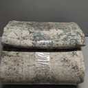 8x10 Area Rugs Washable Rug: Large Vintage Abstract Living Room Rug Soft Anti-Skid Thin Carpet Indoor Floor Stain Resistant Carpets for Bedroom Dining Farmhouse Nursery Home Office Multi