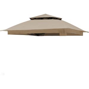 Khaki Replacement Cover Compatible with COOS Bay 11x11, Cover Compatible with CoolSpot 11'x11', Cover Compatible with Eagle Peak11'x11' Instant Outdoor Canopy Frame