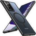 OWKEY for Samsung Galaxy Note 20 Ultra Case, Compatible with MagSafe, Magnetic Phone Case Military Shockproof Translucent Back Protective Cover for Galaxy Note 20 Ultra Case (Black)