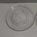 Amazon Basics 2 Tier Lazy Susan Turntable Organizer, 12" Diameter, 2-Pack, Clear