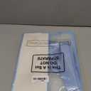 Aliceset 12 Pcs Clear Plastic Gift Bags with Die Cut Handles Reusable Gift Wrapping Bag with Ribbon for Wedding Valentine Bridal Shower Baby Shower, 12 x 10 x 5''(Blue)