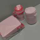 Pawtong Lunch Box Set with Bento Box Container, 17OZ Stainless Steel Food Soup Thermo, Kids Water Bottle & Portable Insulated Lunch Bag Leakproof, Hot/Cold Retention for School, Travel(Pink)
