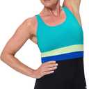 Speedo Women's Swimsuit One Piece Sweetheart Moderate Cut, Size 6