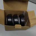 Yiliaw 3 Pack LED Puck Lights Remote Control 16 Color Changeable Under Cabinet Lights, Battery Operated Lights Night Light with Dimmer & Timmer for Closet Bedroom Kitchen, Black