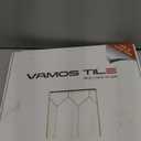 Vamos Tile Glossy Dolomite White Backsplash Tile Peel and Stick, 12.8 x 12.8 Inch 10 Sheets Long Hexagon PVC Self Adhesive Mosaic Wall Tiles Stick on Backsplash for Kitchen and Bathroom