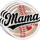 (3Pcs) Baseball Mama Sticker Funny Baseball Sports Lover Teens Motivational Quotes Mommy Love Mother's Day Vinyl Decal for Tumbler Laptop Kindle Water Bottles Books Phone -Size 3x2.7 Inch