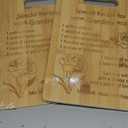 2 Pcs Gifts for Grandmother – Unique Grandma Birthday Gifts - Engraved Bamboo Cutting Board Gifts for Grandma – Cute Grandmother Gifts from Grandchild – Mother’s Day Grandma Gifts Idea