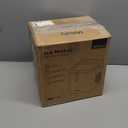 Ice Maker Countertop, Stainless Steel Portable Ice Machine with Carry Handle, Self-Cleaning Ice Makers with Basket and Scoop, 9 Cubes in 6 Mins, 26 lbs per Day, Stainless Steel