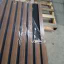 NeatiEase Wood Panels for Wall, 1 Piece 96" x 12.6" Soundproof Wood Slat Wall Panel for Interior Wall Decor Noise Cancelling, Acoustic Wall Panels, Sound Absorbing Panel (Teak)