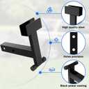 2" Trash Can Hauler Grabber Hitch Reciever, Garbage Hauling Towing Hitch Attachment,Trash Tow Truck Grab Hook Receiver Fit for Lawn Mower Garden Tractors