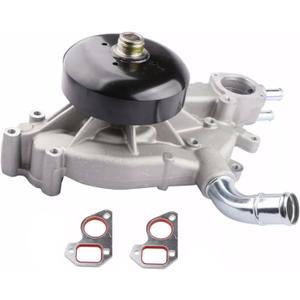 Water Pump 45005 AW5104 AW5087 for 1999-2006 Chevy Silverado Tahoe Express, 1999-2006 GMC Envoy Sierra Yukon XL, 2003-2006 Cadillac Escalade Workhorse Saab 4.8 5.3 6.0L Water Pump G7341 252-845