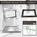 Upgraded GMTK3068AF Trim Kit for frigidaire Gallery 30" Built-In Microwave