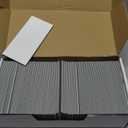 StyloVue 100 Pieces Peel and Stick Backsplash for Kitchen, 3" x 6" PVC Subway Tile 2026 Upgraded Glossy White with Dark Gray Grout Backsplash Stick on Tile Elevate Kitchen, Bathroom, Fireplace,RV