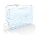 Arrow Home Products Slimline Drink Dispenser for Fridge, 1.25 Gallons - Plastic Beverage Dispenser with Spigot for Easy Dispensing - USA Made, BPA Free Plastic - Convenient Handle, Easy-Pour Spout