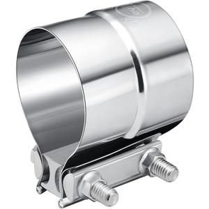 EVIL ENERGY 3'' Exhaust Clamp,Lap Joint Band Clamp Stainless Steel for Pipes,Mufflers,Catalytic Converters (1, 3.0 inch)