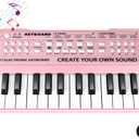 Kids Toddler Toy Piano Keyboard, 37 Key Pink Pianos for Kid Music Toys Instruments with Microphone for 3 4 5 6 7 8 Year Old Girl Boy Birthday/Christmas Day Gift