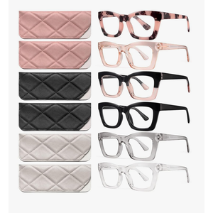 CCVOO Stylish Reading Glasses for Women, Eyeglasses, Blue Light Readers for Women, Computer Eye Glasses, Cheaters, 